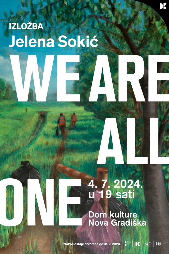 Najavljujemo izložbu “We Are All One”, umjetnice Jelene Sokić.